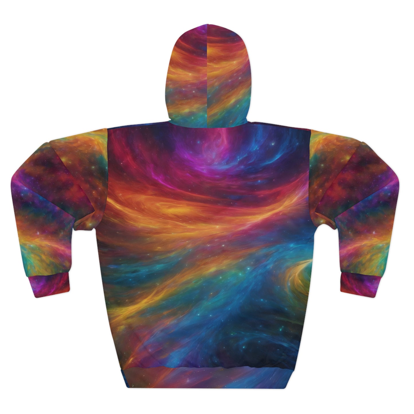 Colorful, Cosmic, Abstract Unisex Hoodie (AOP)