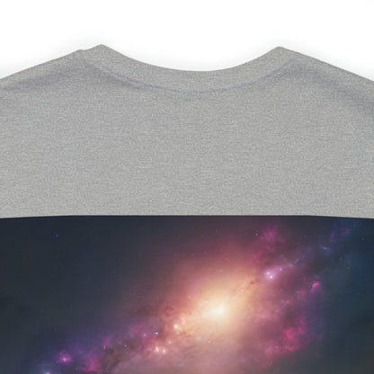 Cosmic Boat on Waters Unisex Short Sleeve T-Shirt